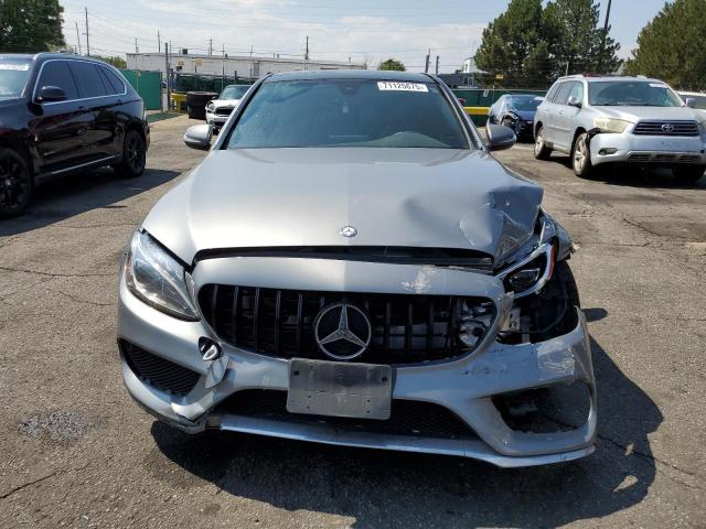 55SWF4KB0FU093352 - 2015 MERCEDES-BENZ C 300 4MATIC GRAY photo 9