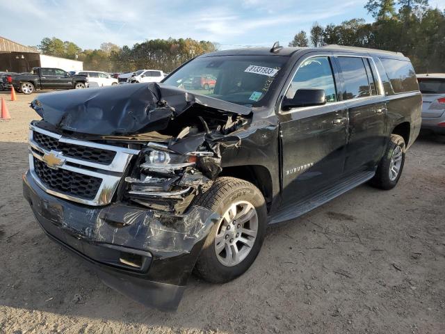 1GNSCHKCXHR132834 - 2017 CHEVROLET SUBURBAN C1500 LT BLACK photo 1