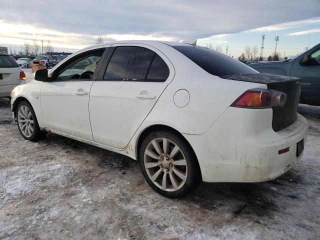 JA32U8FW5AU608659 - 2010 MITSUBISHI LANCER GTS WHITE photo 2