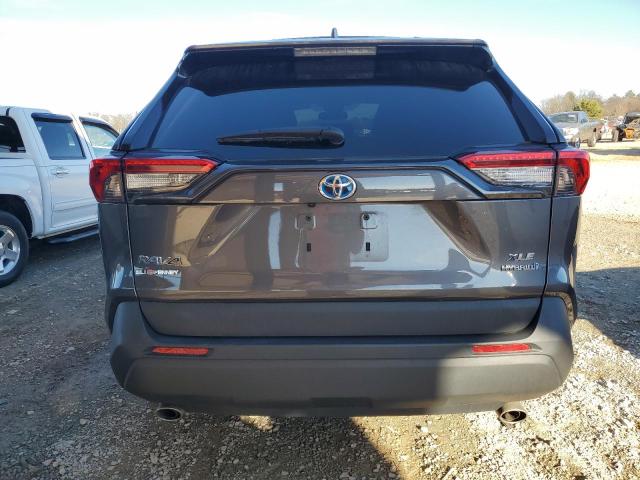 4T3RWRFV4MU026583 - 2021 TOYOTA RAV4 XLE CHARCOAL photo 6