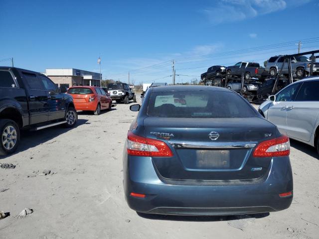 3N1AB7AP2DL723895 - 2013 NISSAN SENTRA S BLUE photo 6