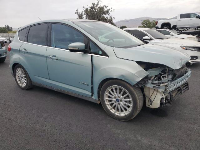 1FADP5BU1DL513049 - 2013 FORD C-MAX SEL Blau Foto 4