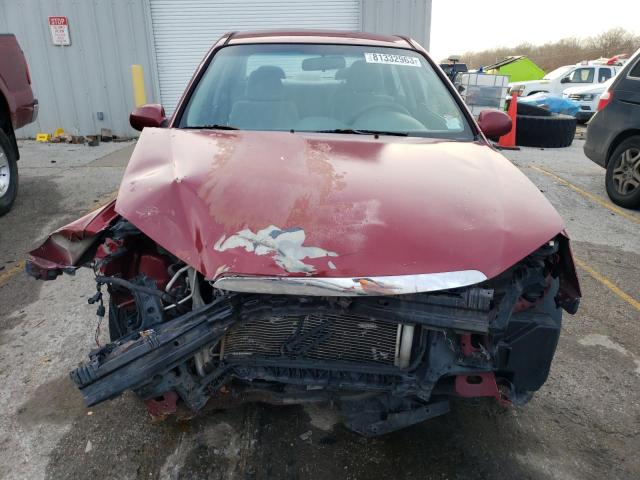 KNAFE221295656727 - 2009 KIA SPECTRA EX RED photo 5