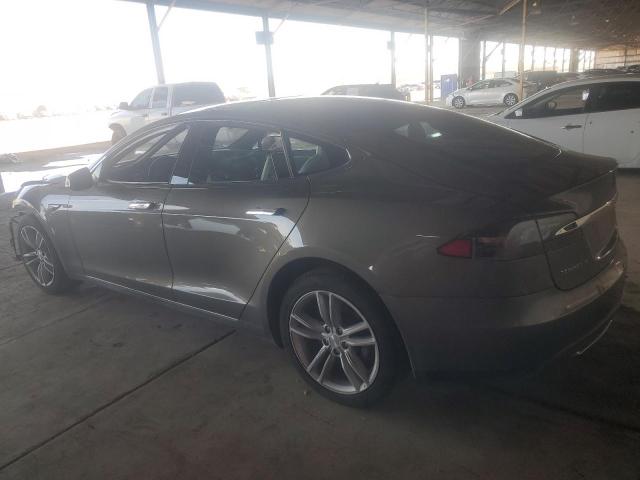 5YJSA1E21FF114167 - 2015 TESLA MODEL S أسمر صورة 2