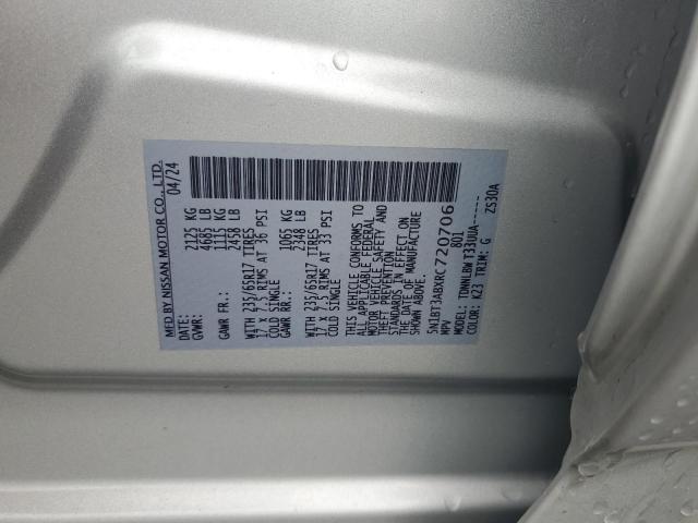 5N1BT3ABXRC720706 - 2024 NISSAN ROGUE S 银色 照片 13