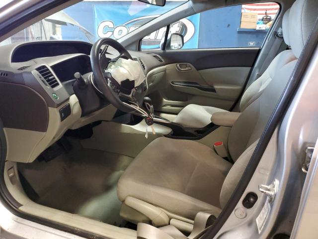 2HGFB2F5XCH580961 - 2012 HONDA CIVIC LX SILVER photo 7