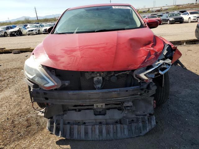 3N1AB7AP2JY348427 - 2018 NISSAN SENTRA S 红色 照片 5