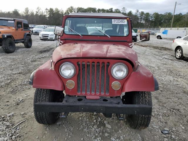 J0M83AH039228 - 1980 JEEP ALL OTHER MAROON photo 5