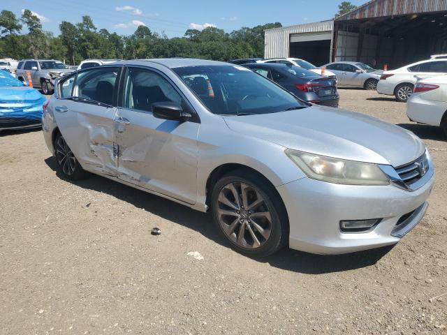 1HGCR2F50DA011244 - 2013 HONDA ACCORD SPORT Srebrny zdjęcie 4