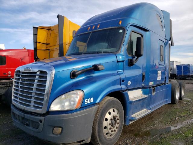 3AKJGLD51FSGB8115 - 2015 FREIGHTLINER CASCADIA 1 BLUE photo 2