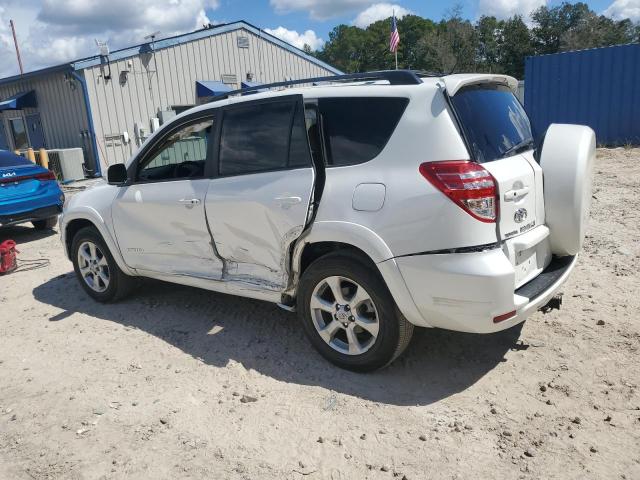 2T3DK4DV3AW028672 - 2010 TOYOTA RAV4 LIMITED WHITE photo 2