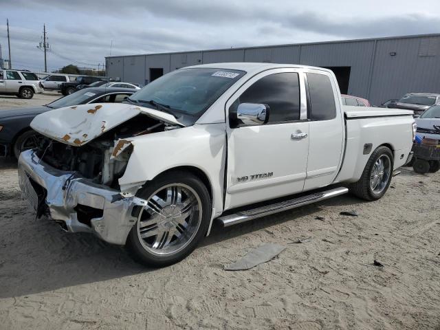 1N6BA06A65N570033 - 2005 NISSAN TITAN XE WHITE photo 1