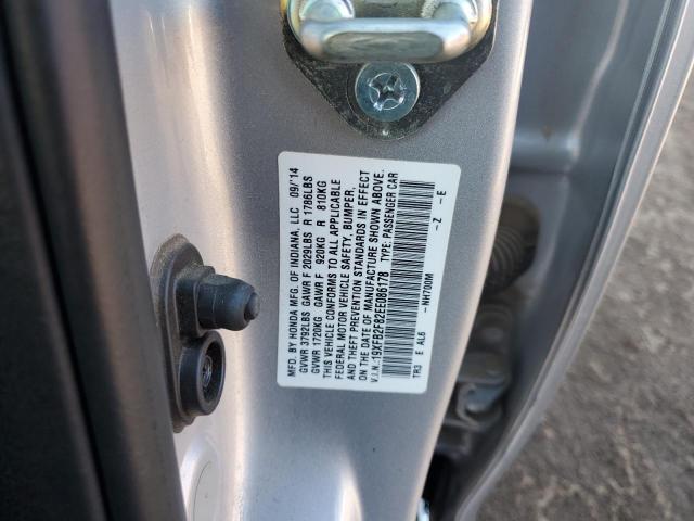 19XFB2F82EE086178 - 2014 HONDA CIVIC EX SILVER photo 13