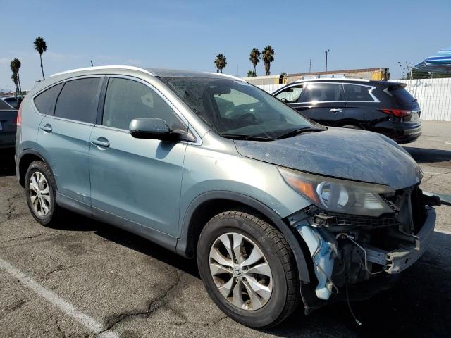 JHLRM4H71CC010868 - 2012 HONDA CR-V EXL Մոխրագույն լուսանկար 4