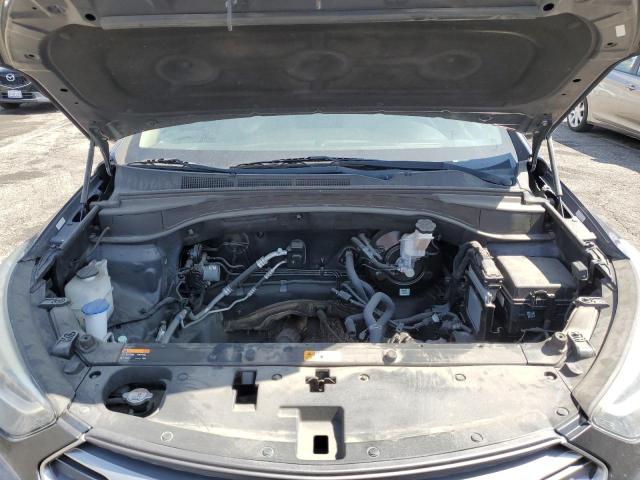 5XYZTDLB0HG497527 - 2017 HYUNDAI SANTA FE S GRAY photo 12