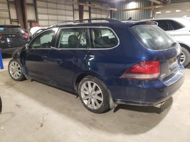 3VWPL7AJ7BM634599 - 2011 VOLKSWAGEN JETTA TDI BLUE photo 2