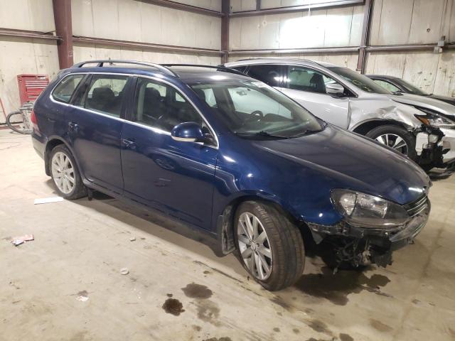 3VWPL7AJ7BM634599 - 2011 VOLKSWAGEN JETTA TDI BLUE photo 4