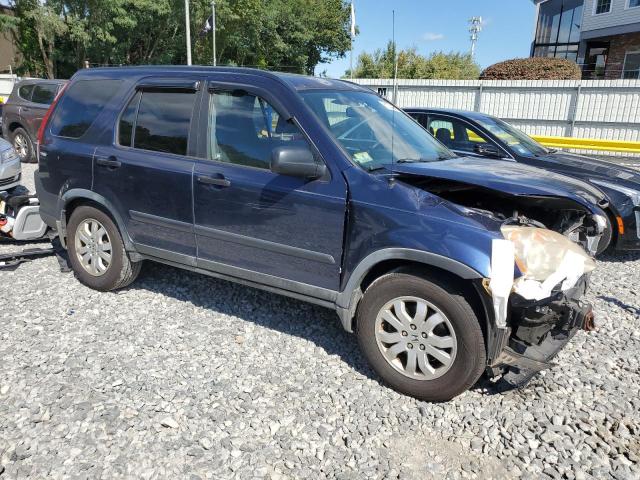 JHLRD788X6C019907 - 2006 HONDA CR-V EX BLUE photo 4