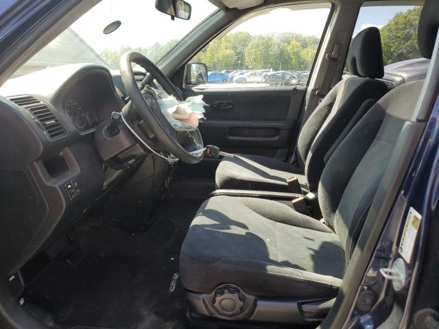 JHLRD788X6C019907 - 2006 HONDA CR-V EX BLUE photo 7