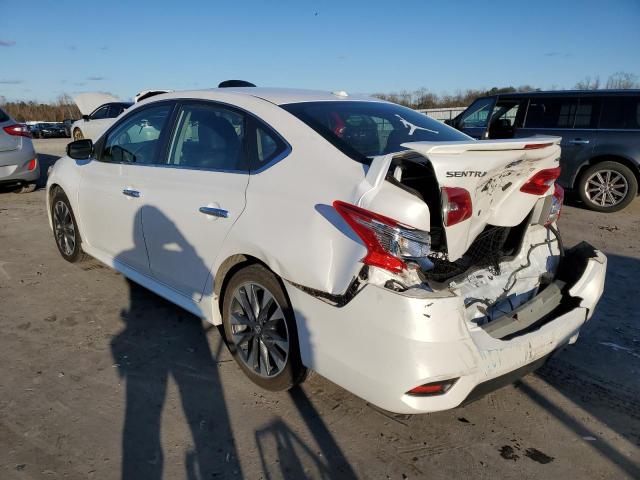 3N1AB7AP4KY334871 - 2019 NISSAN SENTRA S WHITE photo 2