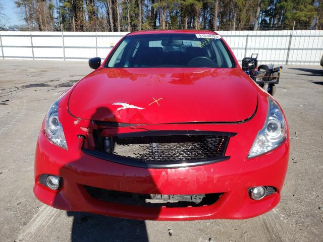 JN1CV6AP4CM626762 - 2012 INFINITI G37 BASE RED photo 5