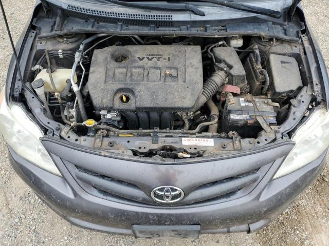 5YFBU4EE5CP039475 - 2012 TOYOTA COROLLA BASE ნაცრისფერი ფოტო 11