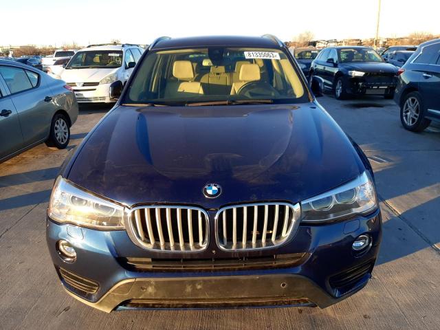 5UXWZ7C35H0V90382 - 2017 BMW X3 SDRIVE28I BLUE photo 5