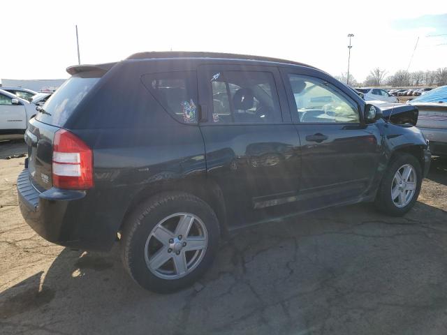 1J8FF47W28D706121 - 2008 JEEP COMPASS SPORT BLACK photo 3