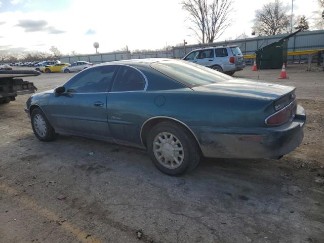 1G4GD2217T4711756 - 1996 BUICK RIVIERA GREEN photo 2