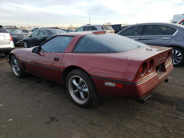 1G1YY2183H5115663 - 1987 CHEVROLET CORVETTE BURGUNDY photo 2