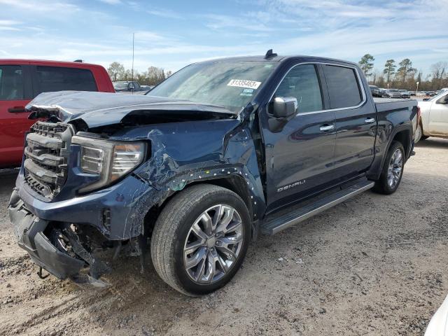 3GTUUGETXNG516886 - 2022 GMC SIERRA K1500 DENALI BLUE photo 1