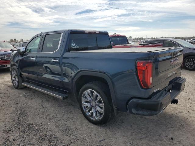 3GTUUGETXNG516886 - 2022 GMC SIERRA K1500 DENALI BLUE photo 2