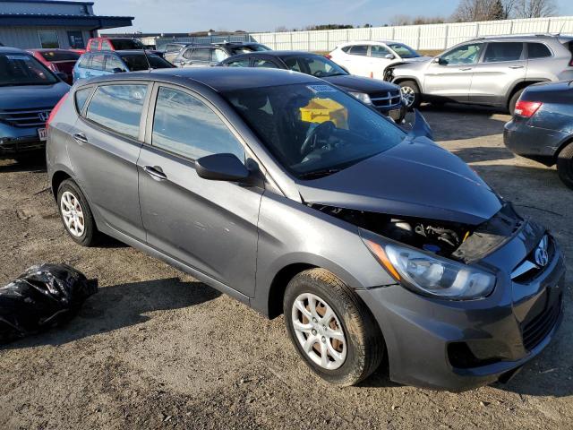 KMHCT5AE3CU016150 - 2012 HYUNDAI ACCENT GLS GRAY photo 4