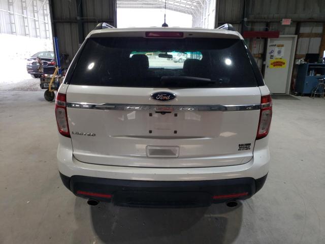 1FMHK7F87BGA50998 - 2011 FORD EXPLORER LIMITED WHITE photo 6