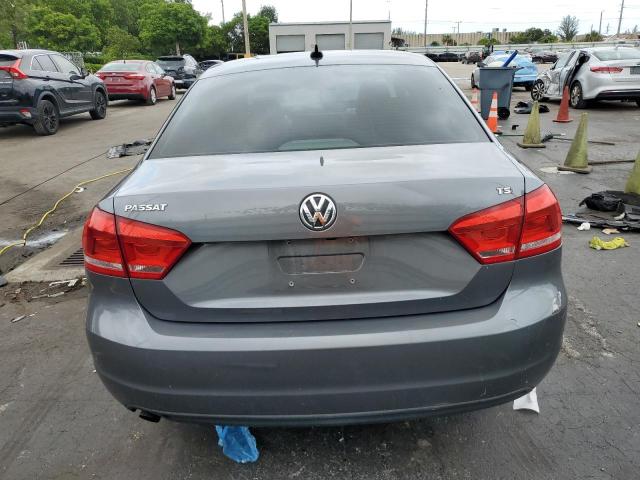 1VWAS7A39FC090690 - 2015 VOLKSWAGEN PASSAT S GRAY photo 6