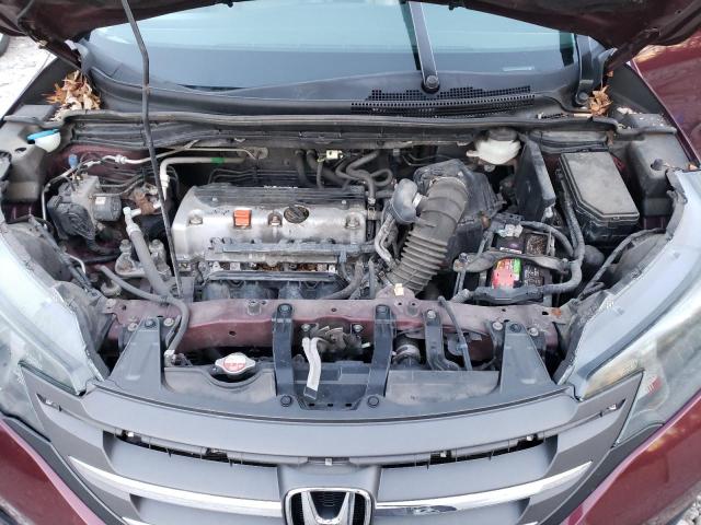 5J6RM4H76EL013887 - 2014 HONDA CR-V EXL BURGUNDY photo 12