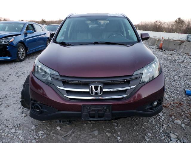 5J6RM4H76EL013887 - 2014 HONDA CR-V EXL BURGUNDY photo 5