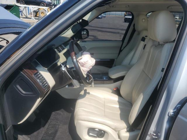 SALGS2WF6EA161687 - 2014 LAND ROVER RANGE ROVE HSE SILVER photo 7