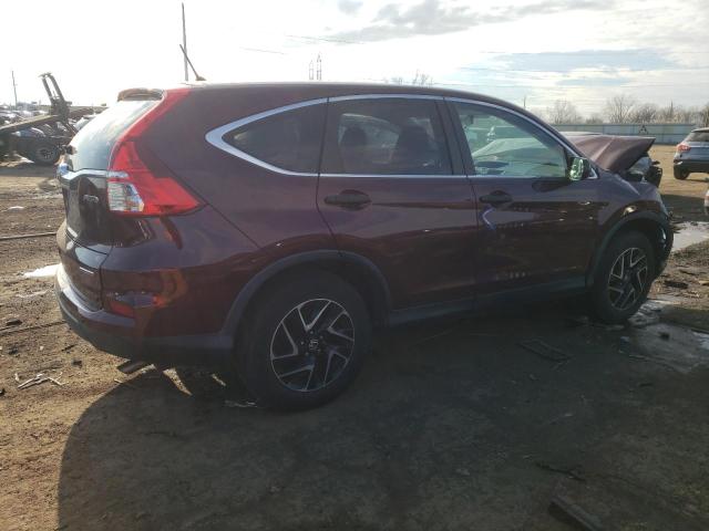 5J6RM4H49GL080590 - 2016 HONDA CR-V SE RED photo 3