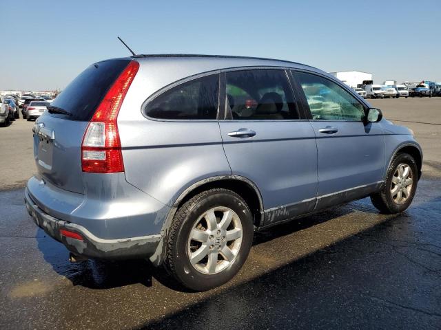 JHLRE48728C079394 - 2008 HONDA CR-V EXL BLUE photo 3