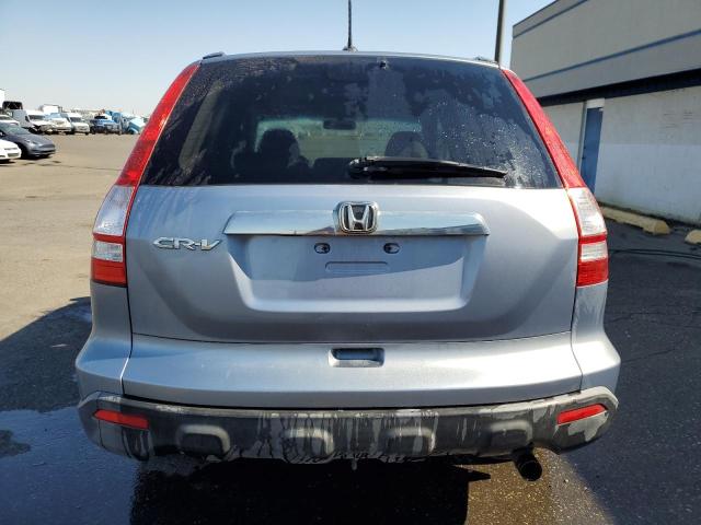 JHLRE48728C079394 - 2008 HONDA CR-V EXL BLUE photo 6