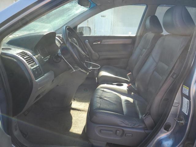 JHLRE48728C079394 - 2008 HONDA CR-V EXL BLUE photo 7