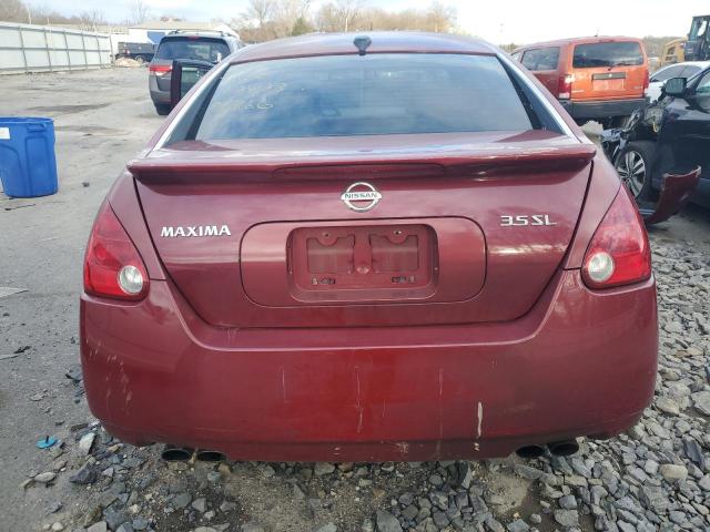 1N4BA41E75C848590 - 2005 NISSAN MAXIMA SE RED photo 6