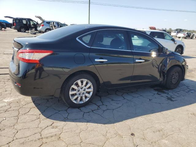 3N1AB7APXFY231427 - 2015 NISSAN SENTRA S BLACK photo 3