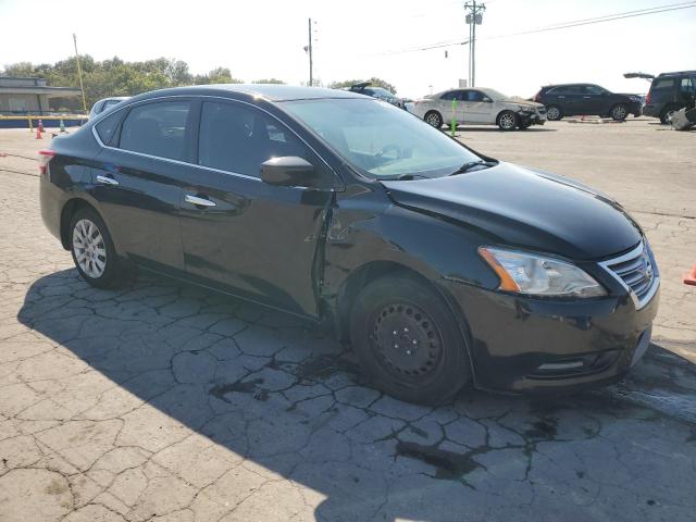 3N1AB7APXFY231427 - 2015 NISSAN SENTRA S BLACK photo 4