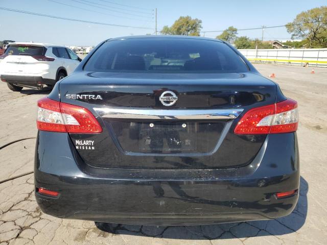 3N1AB7APXFY231427 - 2015 NISSAN SENTRA S BLACK photo 6