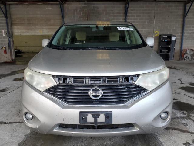 JN8AE2KP0D9062631 - 2013 NISSAN QUEST S SILVER photo 5