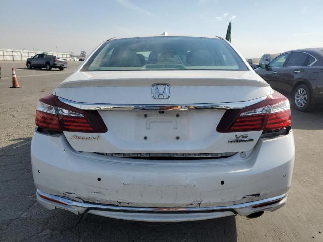 1HGCR3F91GA025246 - 2016 HONDA ACCORD TOURING WHITE photo 6