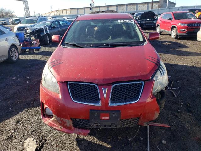 5Y2SR67049Z411367 - 2009 PONTIAC VIBE GT BURGUNDY photo 5