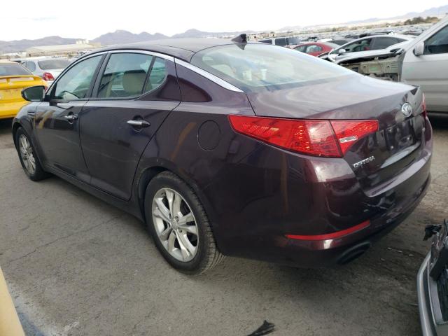 5XXGM4A75DG122962 - 2013 KIA OPTIMA LX BURGUNDY photo 2